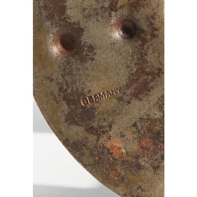 Copper Antique Goberg Arts and Crafts Era Candlesticks by Hugo Berger For Sale - Image 8 of 10