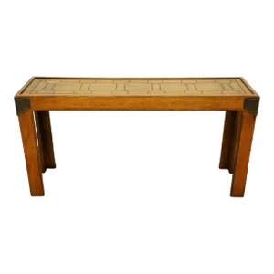 Kroehler Furniture Centurian Collection Rustic Americana 54" Accent Sofa Table 7121-96