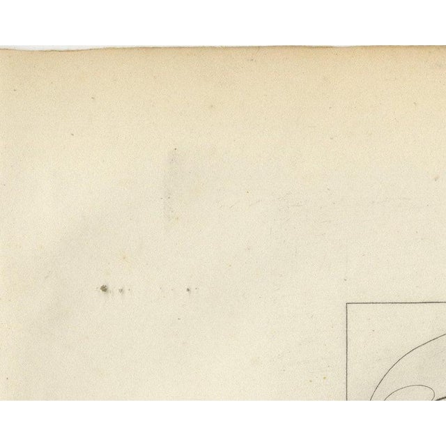 Paper Antique Plan of Paris and Its Fortified Enceinte by Vuillemin, 1860 For Sale - Image 7 of 12