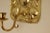 Swedish Baroque Style Brass Sconces, Set of 2 For Sale - Image 4 of 15