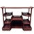 Chinese Vintage Chinese Intricate Carved Hardwood Curio Cabinet, Display Shelve For Sale - Image 3 of 12