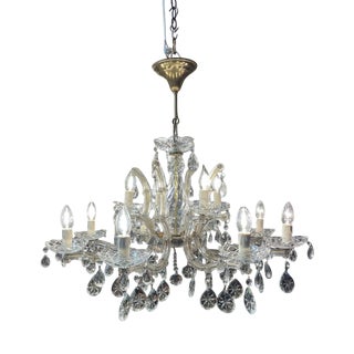 Antique Two-Tiere Marie Therese Chandelier For Sale