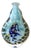 Murano Art Glass Vase Signed by Artist For Sale