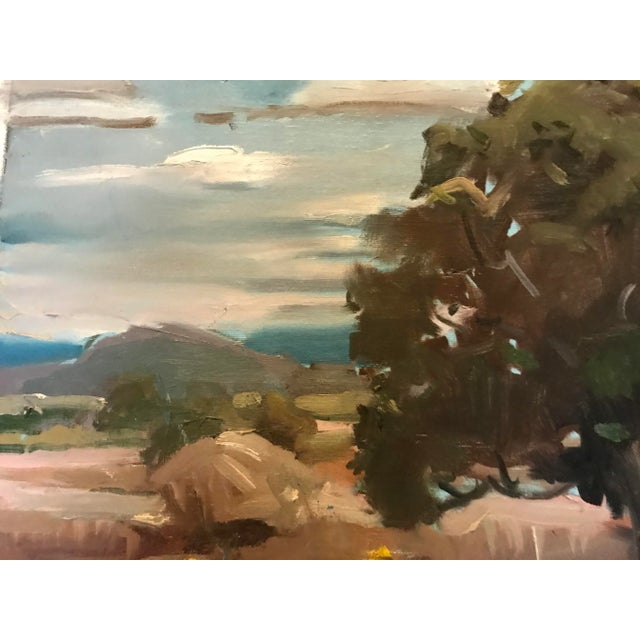 Realism Gorgeous Western Skies Original Oil Painting For Sale - Image 3 of 4