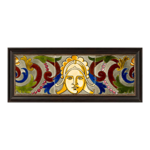 Art Nouveau Tile Panel Utschneider Sarreguemines C 1905