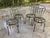 Francois Carre Distressed Petite Garden Chairs - Set of 4 For Sale - Image 11 of 12