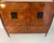 Italian Secretaire with Geometric Veneer and Carved Panels, 1950s For Sale - Image 6 of 12