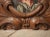 17th Century French Carved Oak Cartouche Panel With Portrait Painting For Sale - Image 12 of 12