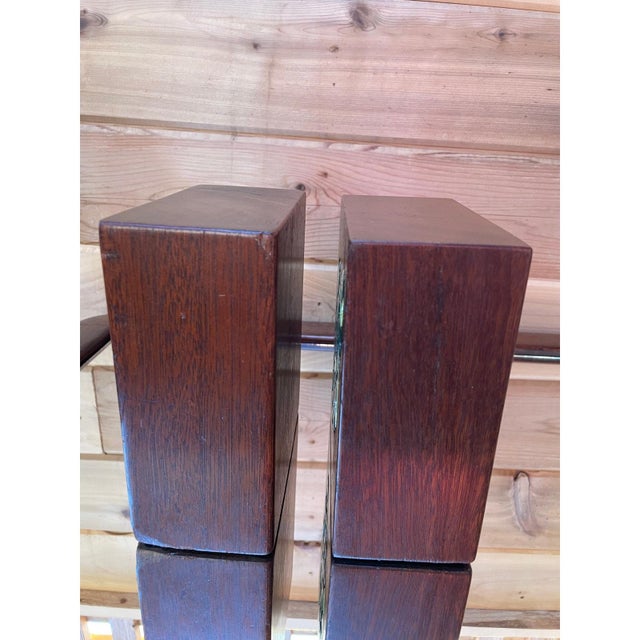 Mid-Century Abstract Cat Mosaic Wood Sculptural Boxes, Pair For Sale - Image 6 of 8