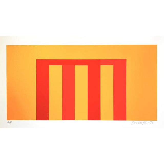 1970s Paul Osipow, Portfolio Geometric Composition\., 1979, Handprinted Serigraph, Paper For Sale - Image 5 of 6