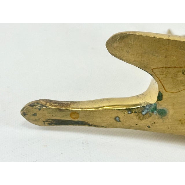 Vintage Brass Gazelle Figurine, 1970s For Sale - Image 6 of 13