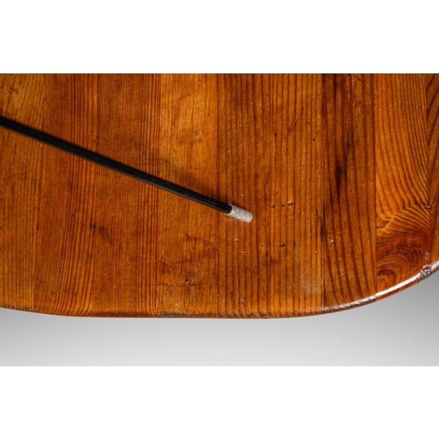 Rare Early Swedish Scandinavian Modern Side Table in Solid Pine Attributed to Bo Fjæstad, Sweden, C. 1930s For Sale - Image 16 of 18