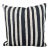 Turkish Hemp Pillow Cushion Natural Beige Black Pillow Cushion Cover 24"x24" For Sale