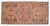 Peach 1960s Low Pile Hand Knotted Turkish Small Rug Faded Mat Accent Rug - 21'' X 45'' For Sale - Image 8 of 16