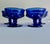 Mid 20th Century Set of 4 Colony Glass Co. Crown Cobalt Blue Pedestal Dishes For Sale In New York - Image 6 of 16