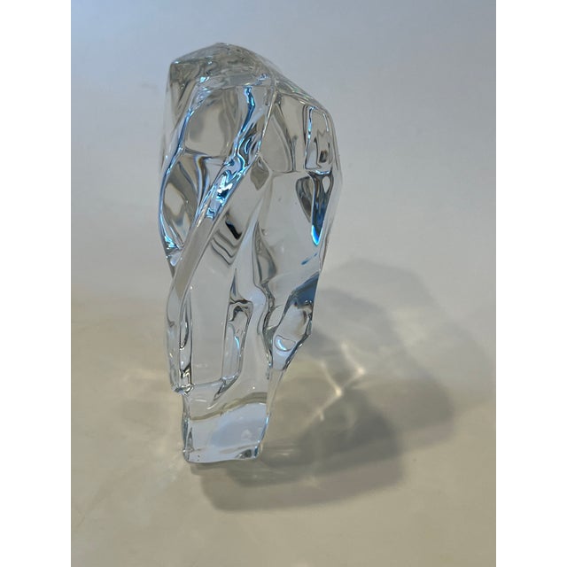 Late 20th Century Late 20th Century Hoya Crystal Grazing Horse Sculpture Made in Japan For Sale - Image 5 of 7