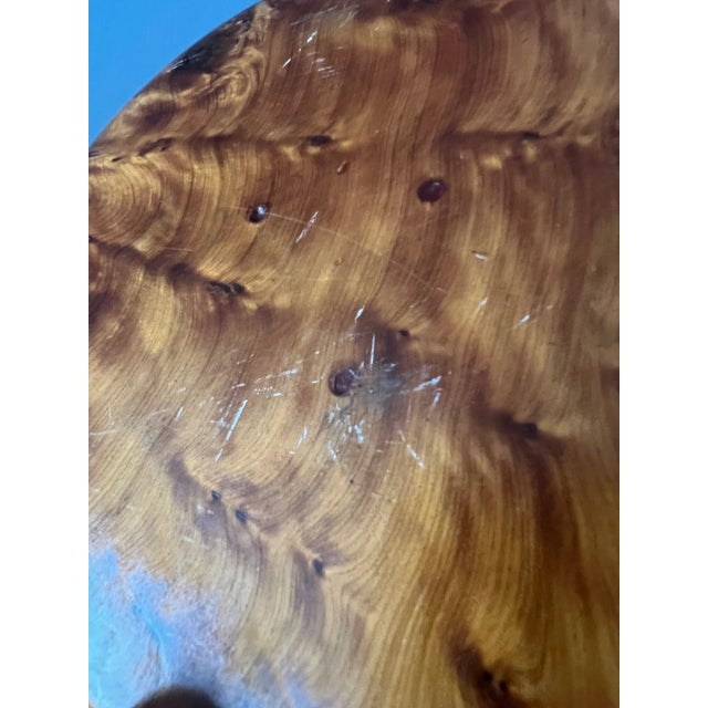 1960s Lidded Burl Wood Box For Sale - Image 9 of 11