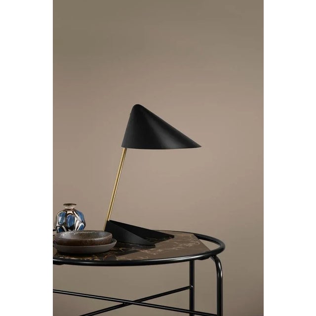 Not Yet Made - Made To Order Ambience Black Noir Brass Table Lamp by Warm Nordic For Sale - Image 5 of 6