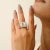 Silver Men's Cadillac Bling Ring in 925 Sterling Silver Sparkling Zircons by Carat&her Size 8 For Sale - Image 8 of 12