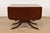 Drexel Regency Carved Mahogany Drop-Leaf Triple Pedestal Extension Dining Table, Newly Refinished For Sale - Image 13 of 17