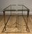 1940 Neoclassical Style Brass Coffee Table With Clear Glass Shelf by Maison Jansen For Sale - Image 6 of 12
