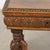 Wood 19th Century Danish Carved Oak Desk With Angels and Trestle Base For Sale - Image 7 of 18