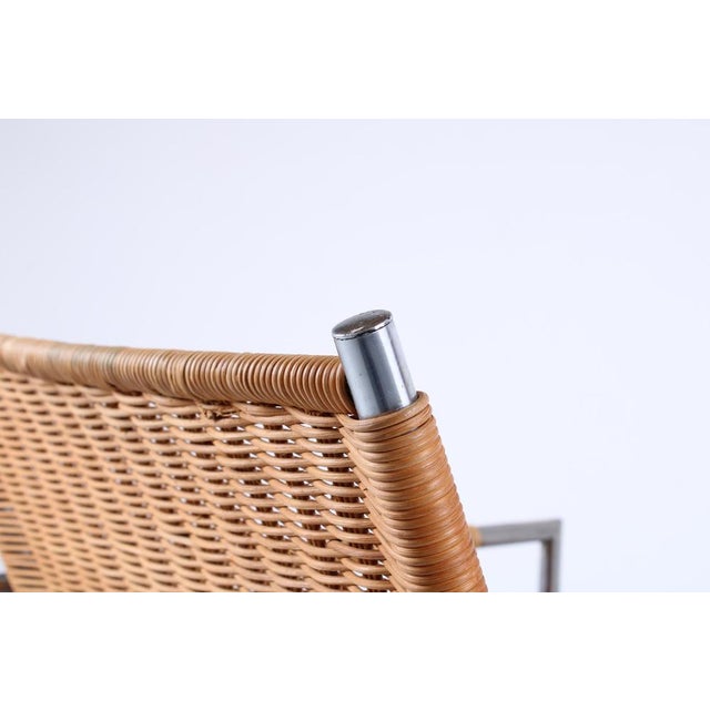 Rattan SZ01 Lounge Chair by Martin Visser for T Spectrum, 1960s For Sale - Image 17 of 18