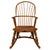 Antique English Ash Spindle-Back Rocking Chair For Sale - Image 4 of 12