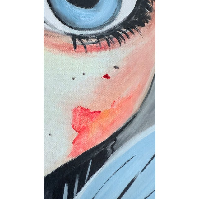 Contemporary Late 20th Century The World Through My Eyes Signed and Numbered Giclée on Canvas With Hand-Embellishment. For Sale - Image 3 of 14