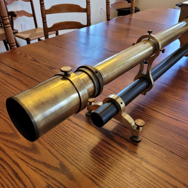 Metal 1930's Brass Spectroscope Antique Scientific Instrument For Sale - Image 7 of 12