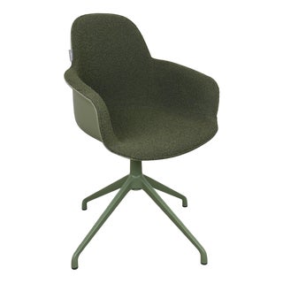 Swivel Chair with Green Fabric by Studio Ape for Zuiver, Netherlands, 2010s For Sale