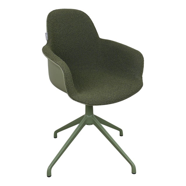 Swivel Chair with Green Fabric by Studio Ape for Zuiver, Netherlands, 2010s For Sale