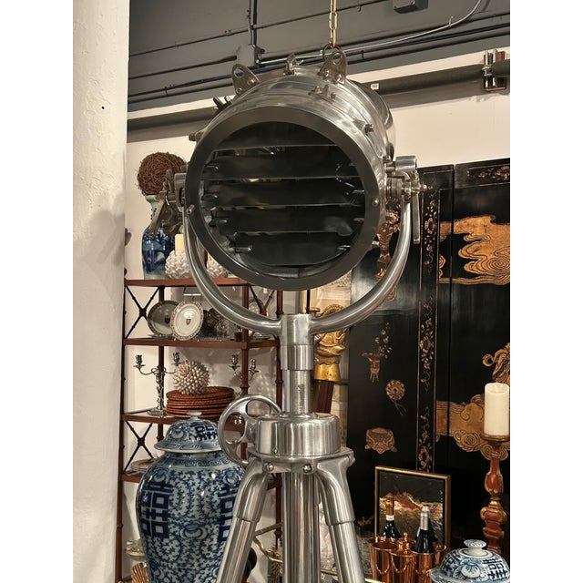 Authentic Restoration Hardware Huge Royal Master Sealight Floor Lamp For Sale - Image 11 of 13