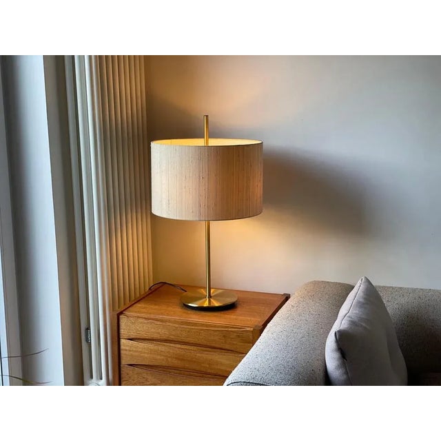 Metal Mid-Century Brass Lamp from Staff, 1970s For Sale - Image 7 of 11
