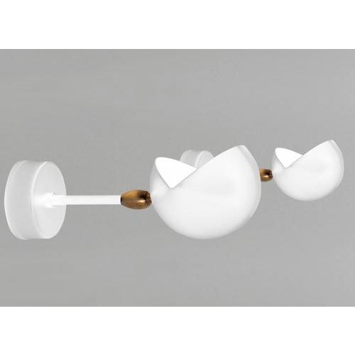 Sconce wall lamp model 'eye wall lamp' designed by serge mouille in 1956. manufactured by editions serge mouille in...