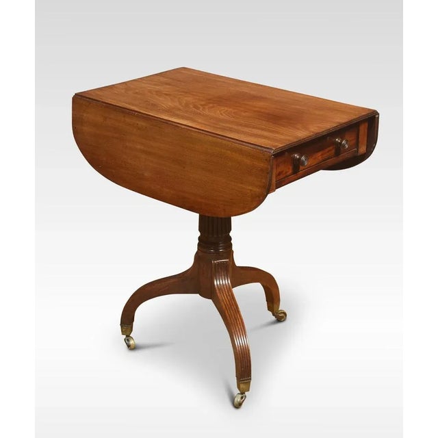 Regency Mahogany End Table For Sale - Image 6 of 6