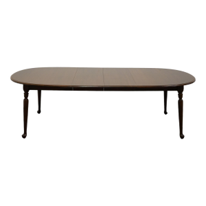 Ethan Allen Georgian Court Solid Cherry Traditional Style 94" Oval Dining Table 11-6073