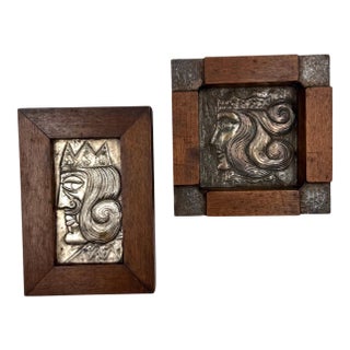 Mid-Century Rare Smoking Set, Ashtray and Cigars Box, Italy 1950s For Sale