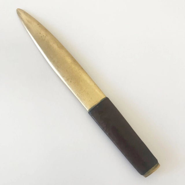 Carl Auböck Brass Letter Opener by Carl Auböck, 1950s For Sale - Image 4 of 11