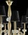 Contemporary Contemporary Modern "Rostrato" Gold Murano Glass Chandelier For Sale - Image 3 of 6