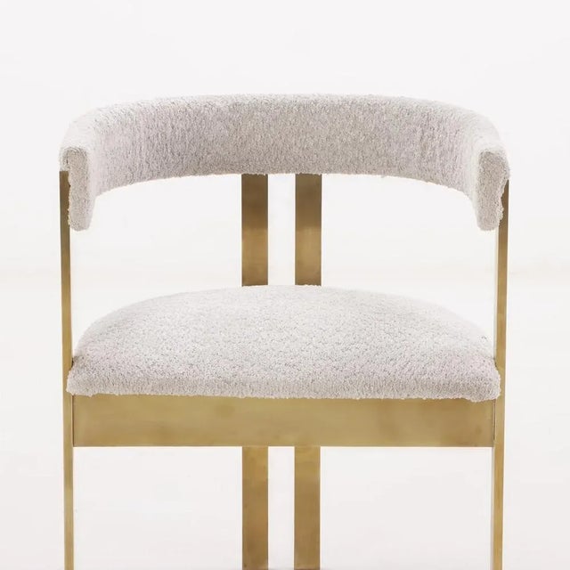 1960s A Rare Set of Brass and Iron Chairs Attributed to Afra and Tobia Scarpa 1960. For Sale - Image 5 of 6