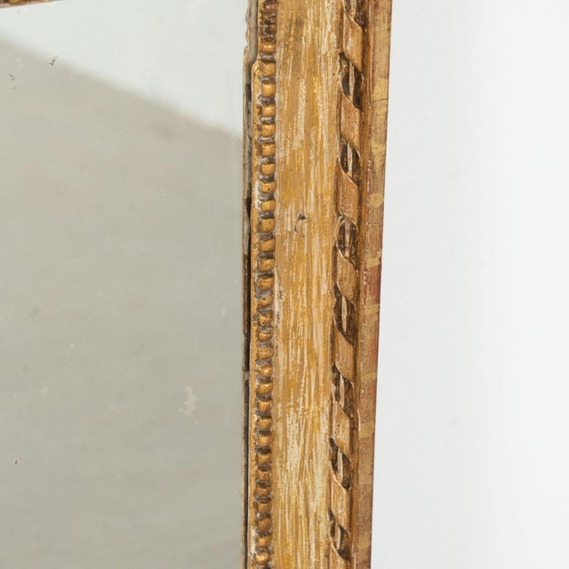 Early 19th Century Gold Gilt Swedish Trumeau Mirror For Sale - Image 9 of 12