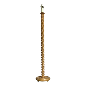 Vintage Boho Barley Twist Floor Lamp