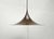 Original Semi pendant lamp by the Danish manufacturer Fog & Mørup. This is the rare brown version with a diameter of...