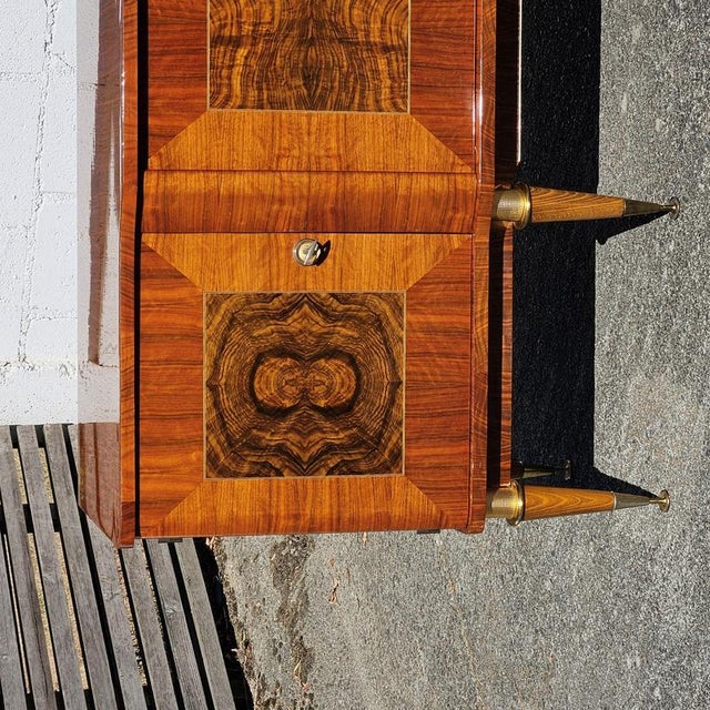 Mid-Century Modern French Sideboard in Burlwood, 1960s For Sale - Image 10 of 18