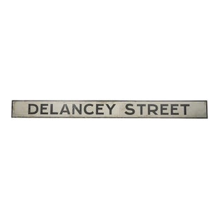 Reclaimed Marty Supreme Delancey Street Movie Prop Sign For Sale
