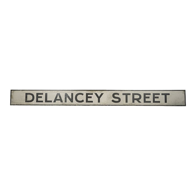 Reclaimed Marty Supreme Delancey Street Movie Prop Sign For Sale