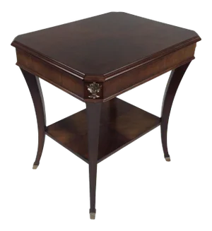 Modern Walnut End Table