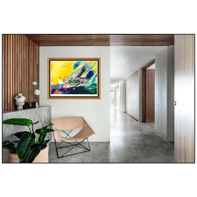 1980s 1980s Hawaiian Sailing, LeRoy Neiman For Sale - Image 5 of 6