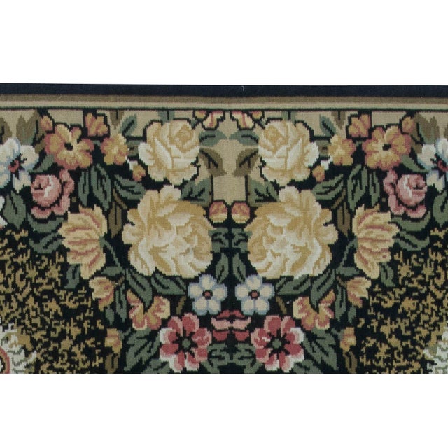 Textile Contemporary European Inspired Bessarabian Floral Wool Rug by Doris Leslie Blau For Sale - Image 7 of 8
